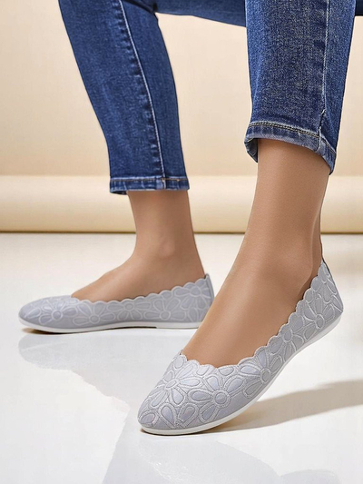 Royalfashion Floral Damen-Ballerinas Magerro