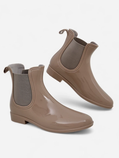Royalfashion Damen lackierte Gummistiefel Seris
