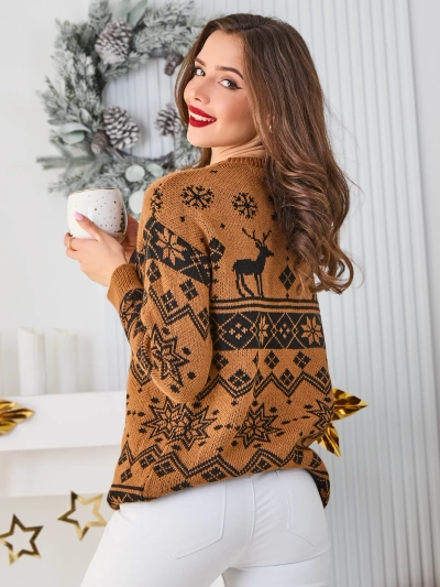Royalfashion Damen Weihnachtspulli