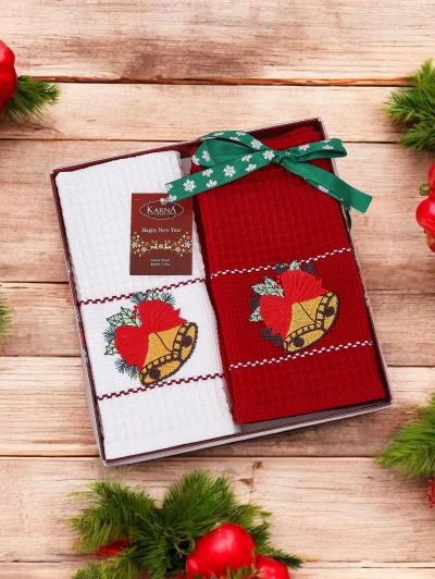 Royalfashion Holiday Handtuch Set Frohes Neues Jahr