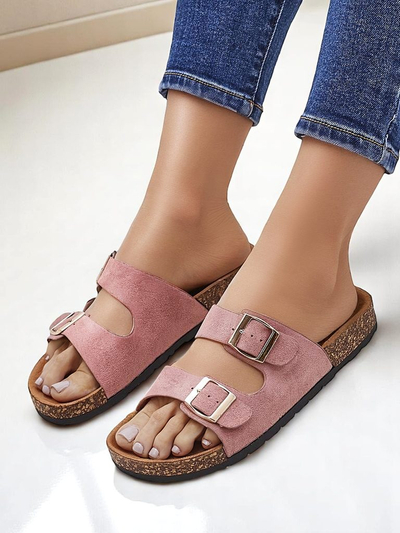 Royalfashion Damensandalen mit Schnallen Foumy