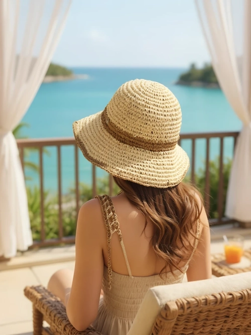 Royalfashion Жіночий солом'яний капелюх Sun Bloom