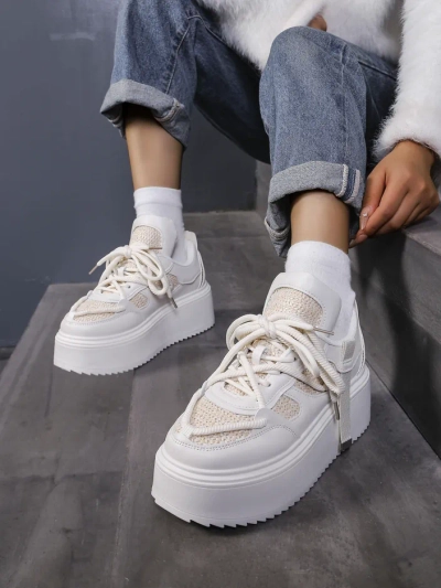 Royalfashion Damen Sportplattform Sneakers Aeroll