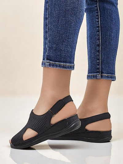 Royalfashion Damen-Sandalen mit Cut-Out Leminni