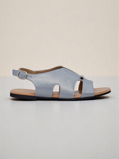 Royalfashion Damen Sandalen mit flacher Sohle Solea Comfort
