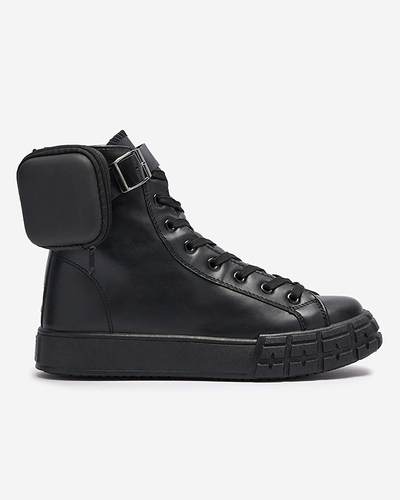 Schwarze Damen-Sportschuhe mit Etui Efiffe- Footwear