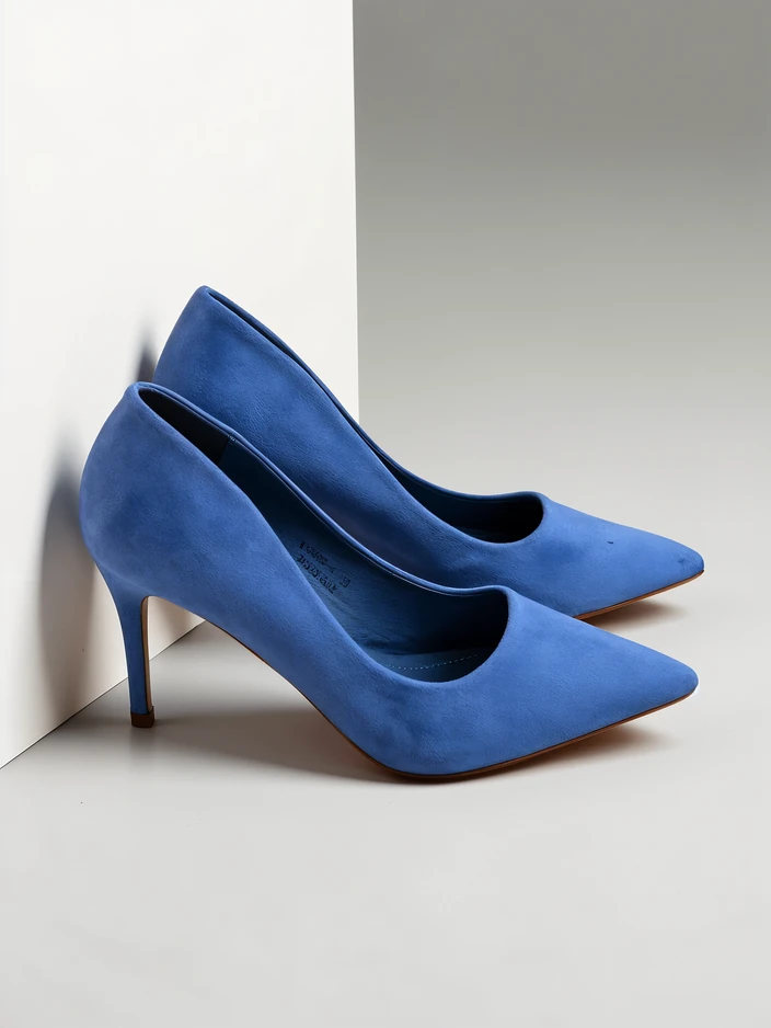 Royalfashion Damen-Eco-Suede-Pumps Scazze