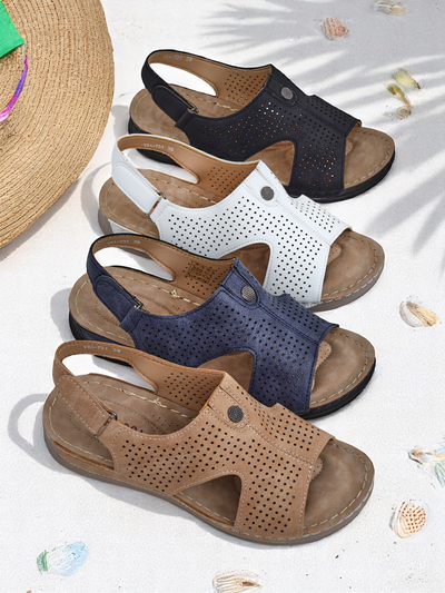 Royalfashion Damen-Sandalen mit Cut-outs Leminni