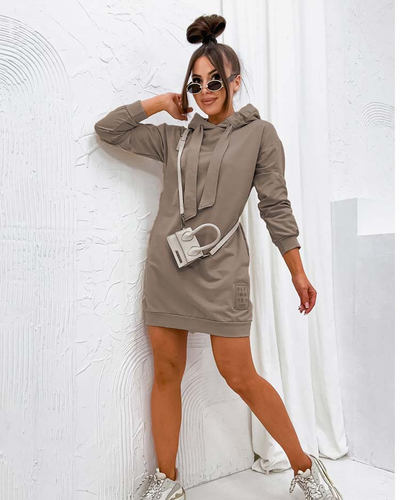 Royalfashion Damen Mini-Blusenkleid