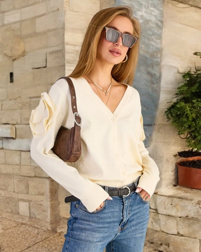 Жіночий светр Royalfashion без ґудзиків