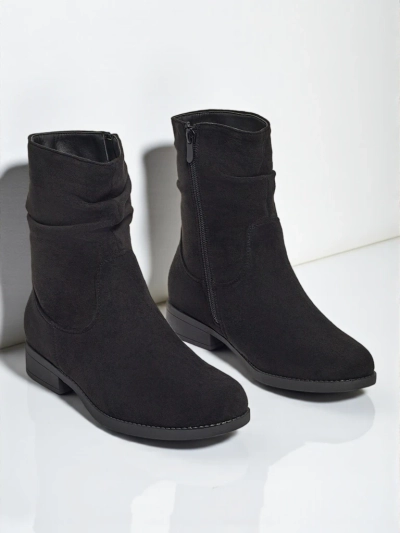 Höhere Damenstiefeletten Norvia aus Öko-Wildleder