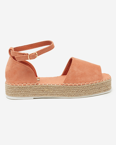 Orange Damen Plateausandalen Dalila - Schuhe