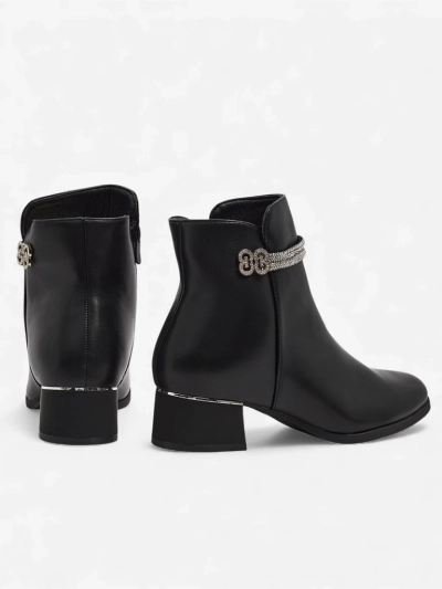 Damen Stiefeletten mit Zirkonia Qurette