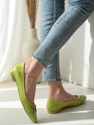 Royalfashion Damen Ballerinas mit einer Schleife Frelie