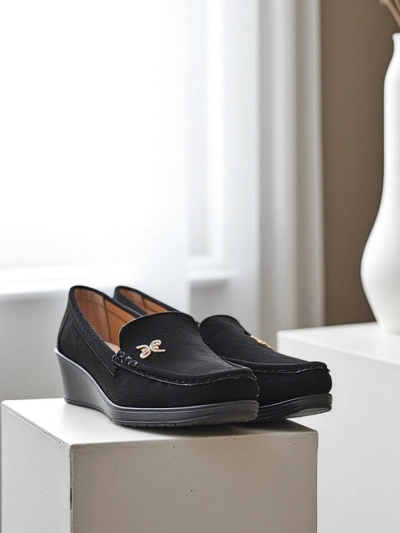 Royalfashion Жіночі мокасини на низькому каблуку Lomman