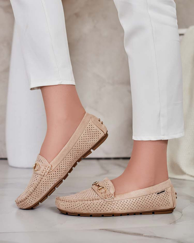 Royalfashion Damen durchbrochene Mokassins Mill