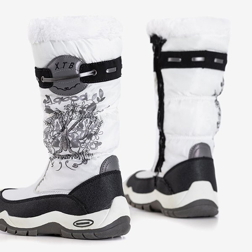 Білі дитячі дитячі чоботи Іани - Взуття