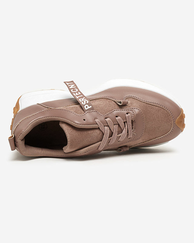 OUTLET Braune Sportschuhe für Damen Arika - Schuhe