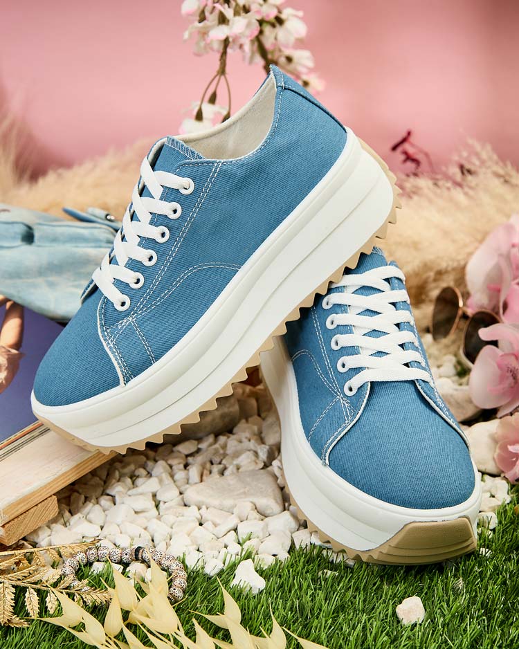 Royalfashion Women's Sports Slirn Sneakers