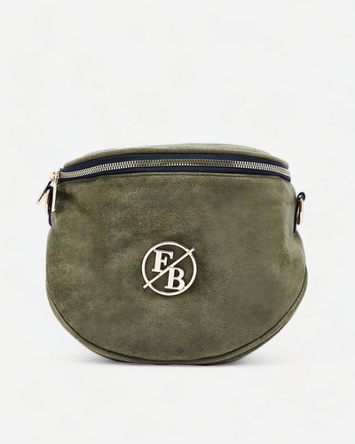 Маленька жіноча сумочка з екозамші Royalfashion Green