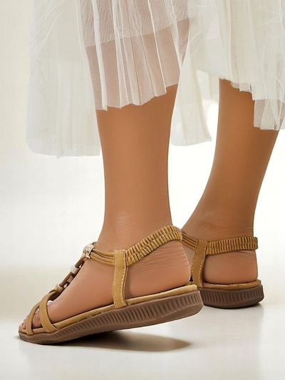 Royalfashion Damensandalen mit Verzierungen Imen