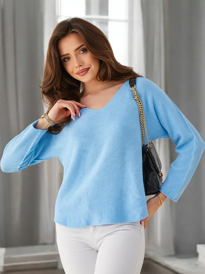 Royalfashion Viskose dünner Damenpullover