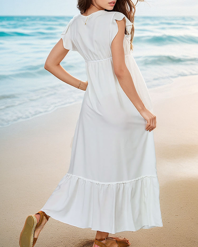 Royalfashion Langes Kleid mit Spitze