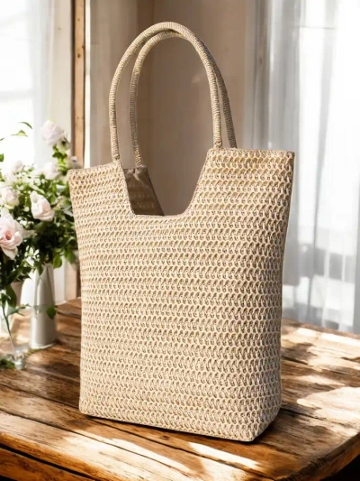 Royalfashion Große Damenstroh Tasche Sommer