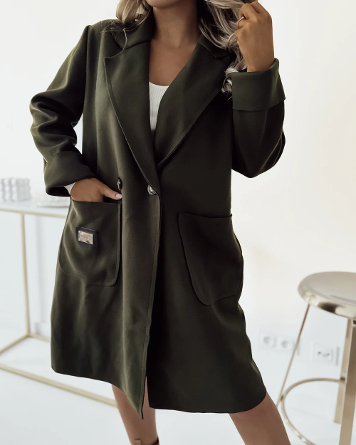 Жіноче пальто Royalfashion хакі