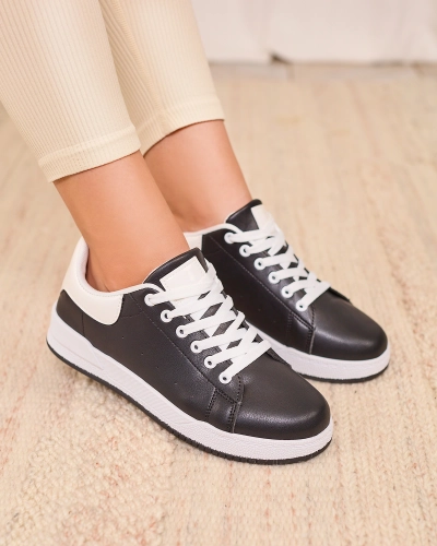 Royalfashion Чорно-білі жіночі спортивні кросівки Classic Vibes