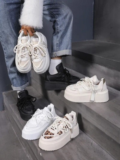 Royalfashion Damen Sportplattform Sneakers Aeroll