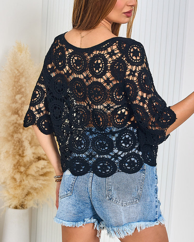 Royalfashion Damen Spitzenbluse