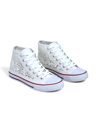 Royalfashion Damen perforierte Sneakers Limme