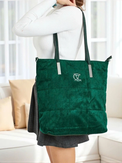 Damen Shopper Handtasche Caryenne aus Öko-Wildleder