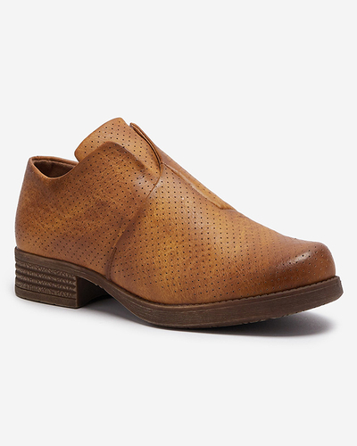 Camel Halbstiefel aus Öko-Leder Ilioppa- Footwear