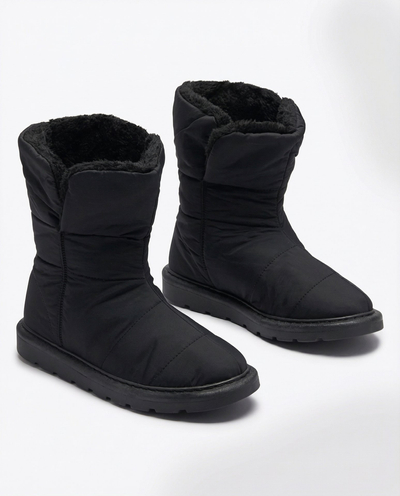 Luna Elegante Winterstiefeletten in Schwarz