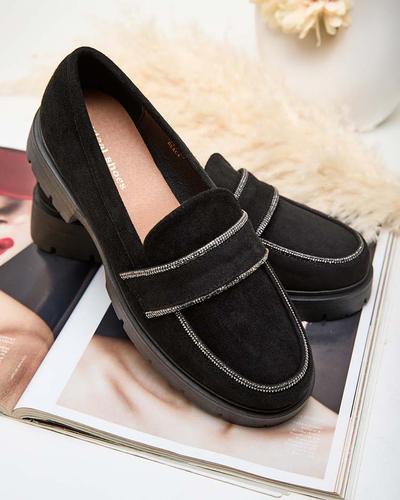 Royalfashion Жіночі мокасини з цирконами Eroime