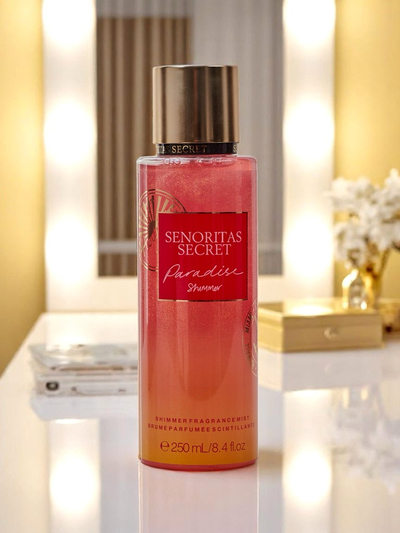 Senoritas Secret Body Mist Paradise Shimmer з блискітками