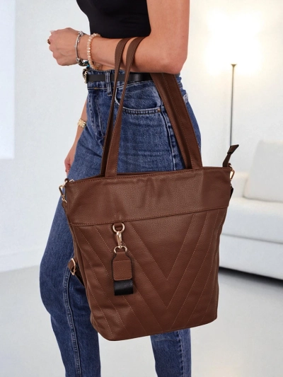 Aurelia Grande Shopper - elegante Damenhandtasche aus PU-Öko-Leder A4