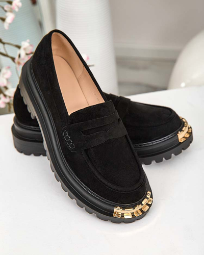 Royalfashion Damen Öko-Wildleder-Mokassins Retillum