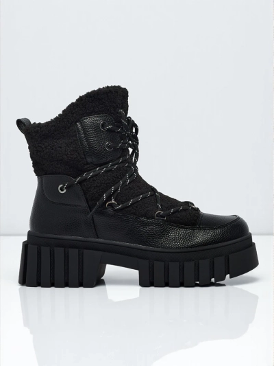 Damen Worker Boots mit Fell Cindora