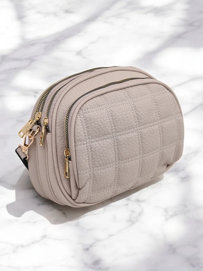 Royalfashion Oval kleine Handtasche für Frauen aus Eco-Leder