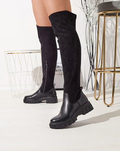 Schwarzer Damenstiefel Liki -