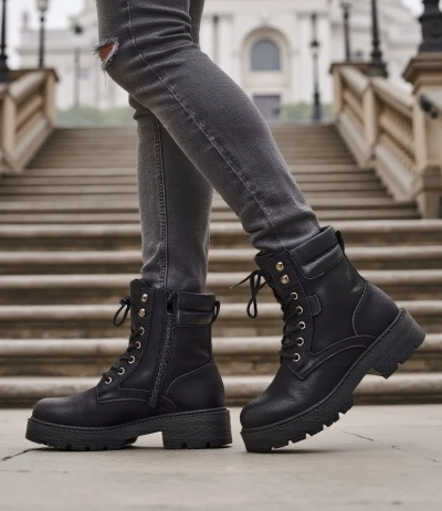 Royalfashion Damen Arbeitsstiefel Fiemo