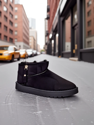 Royalfashion Kurzstiefel, die den Damen Schneestiefeln ähneln Fefoz