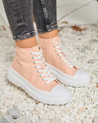 Royalfashion Powder Women's High Sneakers Ates Sneakers