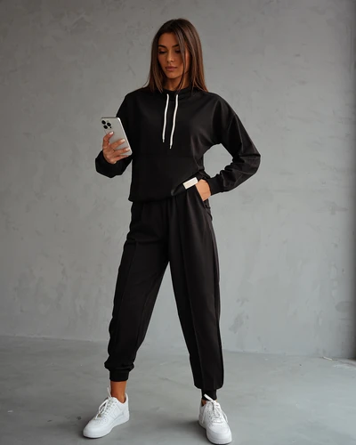 Royalfashion Damen Baumwoll Freizeitanzug