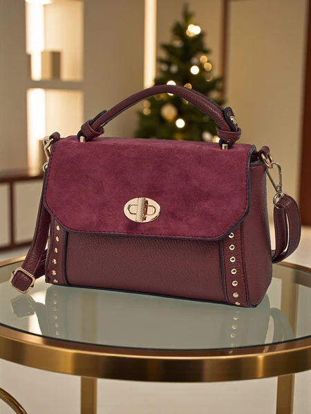 Kleine Damenhandtasche aus Öko-Leder Merlina