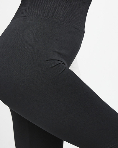 Schwarze Shapewear-Leggings für Damen - Kleidung