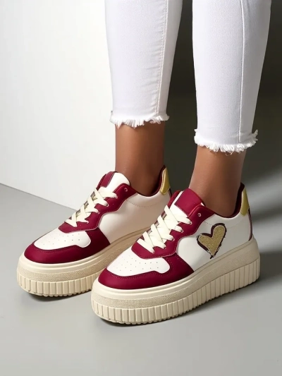 Royalfashion Damen Plattform Sportsneakers Avivat